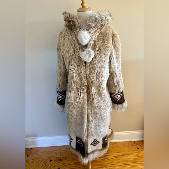 Escada Reversible Fur Coat - Picture 1 of 3